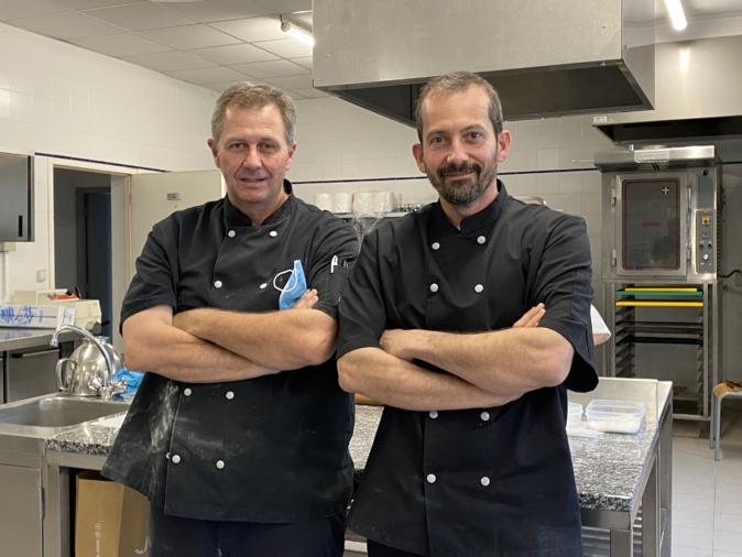 Pascal et Dominique ont intégré le CFA de Furiani pour devenir pâtissier