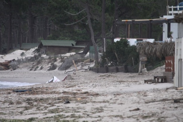 Tempête : Importants dégâts sur la plage de Calvi