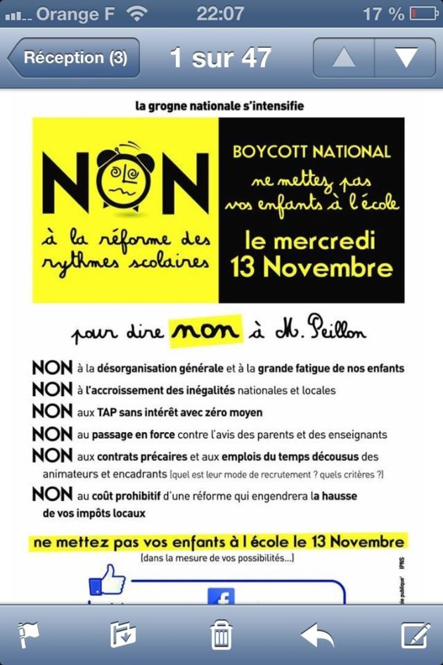 Le type d'affichette que l'on pouvait voir depuis quelques jours sur les réseaux sociaux Le type d'affichette que l'on pouvait voir depuis quelques jours sur les réseaux sociaux