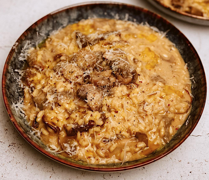 A table : risotto aux cèpes avec la petite cuisine de Marie A table : risotto aux cèpes avec la petite cuisine de Marie