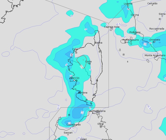 Aprés deux belles journées mardi et mercredi, retour des averses sur l'ouest de l'île jeudi et vendredi, avant un week-end agréable.
