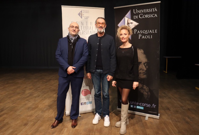 De droite à gauche : Davia Benedetti, Robin jrenucci, Jean-Pierre Giudicelli De droite à gauche : Davia Benedetti, Robin jrenucci, Jean-Pierre Giudicelli