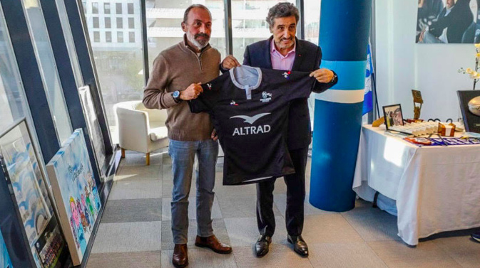 Jean-Simon Savelli et Mohamed Altrad Jean-Simon Savelli et Mohamed Altrad