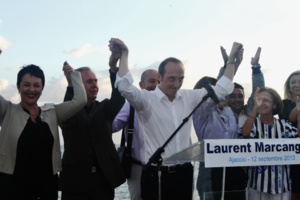 Laurent Marcangeli, député et conseiller général d'Ajaccio, candidat à l'élection municipale. Laurent Marcangeli, député et conseiller général d'Ajaccio, candidat à l'élection municipale.