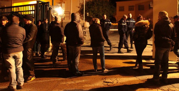 Les personnes transférées avaient été soutenues à Ajaccio. (Photo Marilyne Santi)