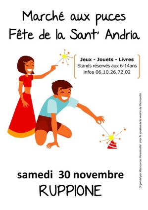 Puces des enfants et Sant'Andria au Ruppione Puces des enfants et Sant'Andria au Ruppione