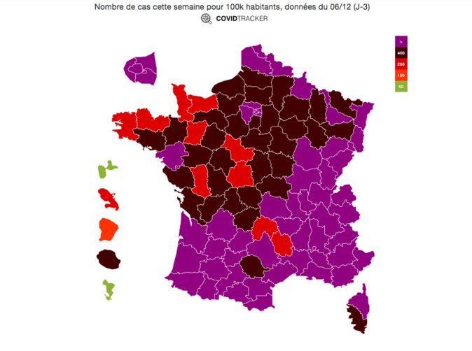 Photo illustration - Captire écran Covid Tracker Photo illustration - Captire écran Covid Tracker