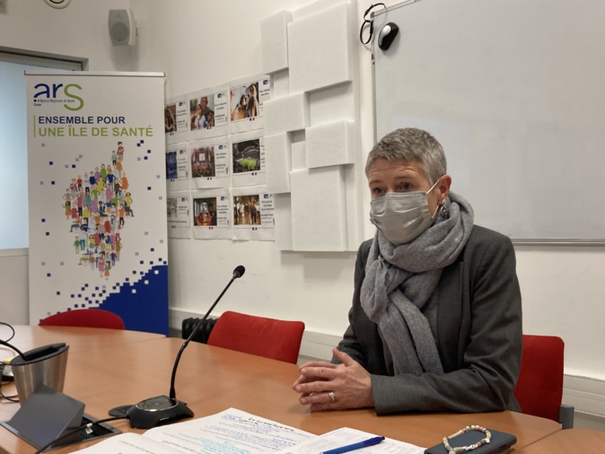 La directrice de l'ARS de Corse Marie-Hélène Lecenne alerte sur la reprise épidémique. Photo : Julia Sereni