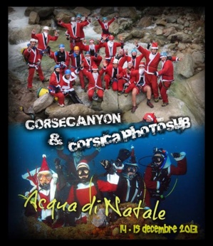 Acqua di Natale avec Corse Canyon et  Corsicaphotosub