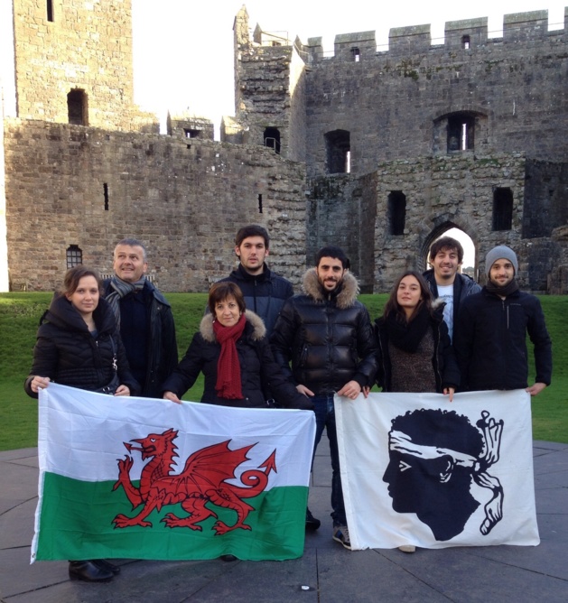 Les étudiants corses en voyage au Pays de Galles Les étudiants corses en voyage au Pays de Galles