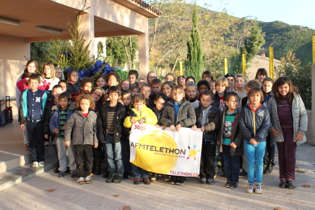 Les élèves de l'école élémentaire d'Appietto Les élèves de l'école élémentaire d'Appietto