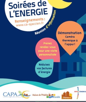 Les soirées de l'énergie de la Capa pour mieux maîtriser sa consommation Les soirées de l'énergie de la Capa pour mieux maîtriser sa consommation