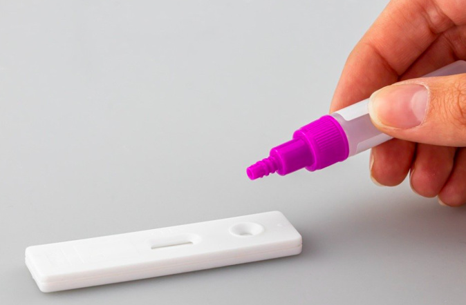 Photo illustration, autotest Covid Photo illustration, autotest Covid