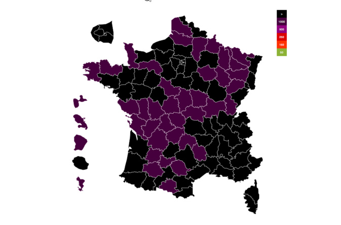 Capture écran CovidTracker Capture écran CovidTracker