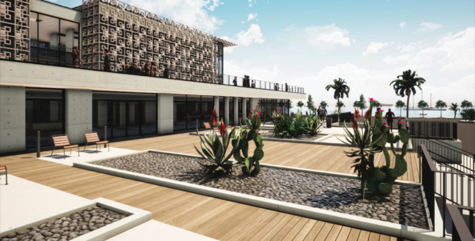 La future cité Grossetti à Ajaccio. Visuel : CAPA La future cité Grossetti à Ajaccio. Visuel : CAPA