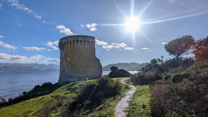 La photo du jour : torra di A Mortella