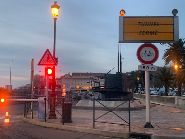 Le tunnel de Bastia sera fermé du 18 février au 11 mars