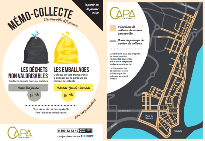 A Ajaccio, la collecte des déchets change : ce qu'il faut savoir A Ajaccio, la collecte des déchets change : ce qu'il faut savoir