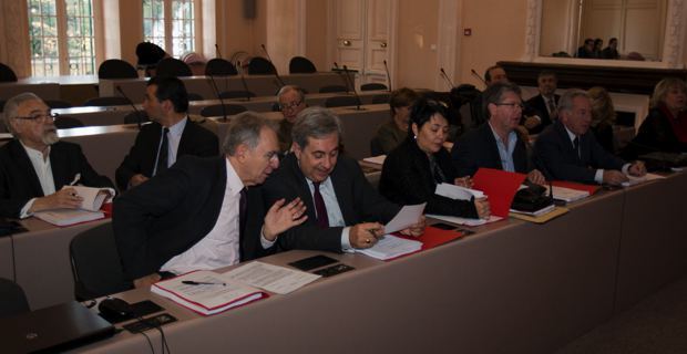 Les membres du Comité stratégique, lors de la réunion d'installation.