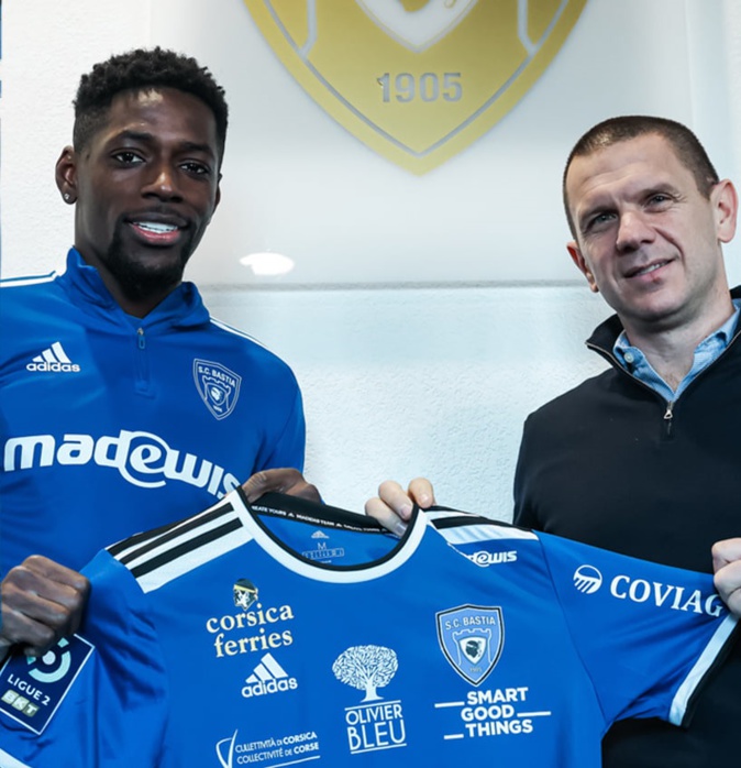 Le président Claude Ferrandi et Harrison Manzala (photo SCB) Le président Claude Ferrandi et Harrison Manzala (photo SCB)