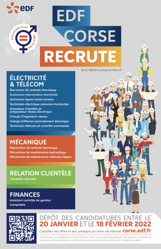 EDF recrute en Corse EDF recrute en Corse