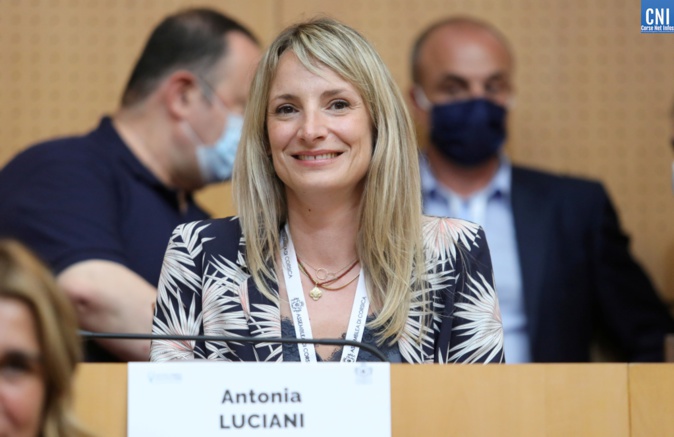 Antonia Luciani, conseillère exécutive de la Collectivité de Corse en charge de la culture et de la formation.