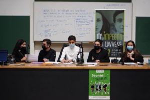 Gilles Simeoni et Lauda Guidicelli. Photo Michel Luccioni. Gilles Simeoni et Lauda Guidicelli. Photo Michel Luccioni.