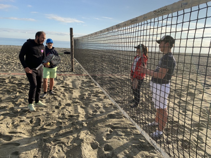 Beach-tennis : sessions d’entrainement à Furiani pour les jeunes insulaires 