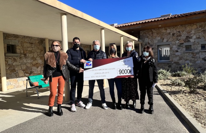Un chèque de 9 000 euros pour l'hôpital de Calvi-Balagne