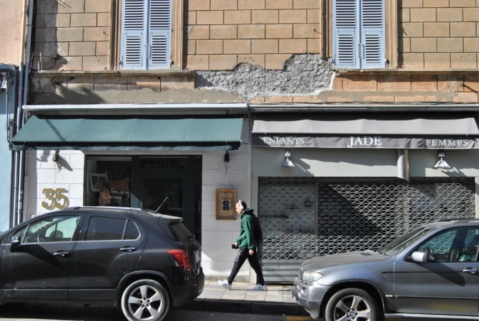 Certains commerces du centre-ville de Bastia ont repoussé leur fermeture annuelle à la mi-février pour éviter les conséquences des travaux du tunnel. Crédits Photo : Pierre-Manuel Pescetti