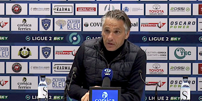 VIDEO - Régis Brouard (SC Bastia) : « quand on joue une mi-temps sur deux, on ne peut pas gagner des matchs » VIDEO - Régis Brouard (SC Bastia) : « quand on joue une mi-temps sur deux, on ne peut pas gagner des matchs »