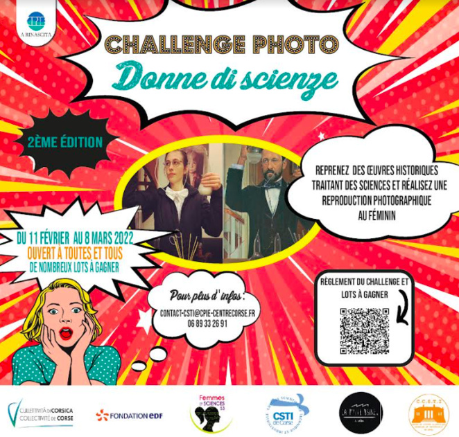 Corte : le CPIE A Rinascita lance pour la 2ème édition le challenge photo « Donne di scienze »