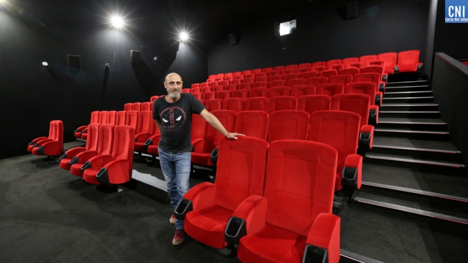 Michel Simongiovanni, gérant du cinéma Ellipse d'Ajaccio - photo Michel Luccioni