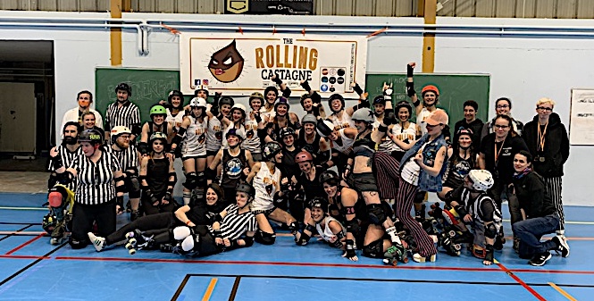  Totale réussite pour le premier tournoi de Roller derby organisé à Bastia 
