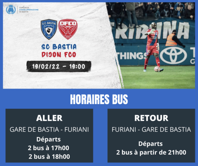 Fermeture du tunnel de Bastia : bus et trains gratuits pour aller au stade Fermeture du tunnel de Bastia : bus et trains gratuits pour aller au stade