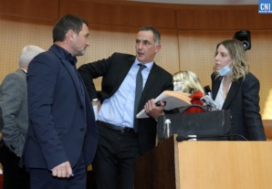 Gilles Simeoni et Hyacinthe Vanni. Photo Michel Luccioni.