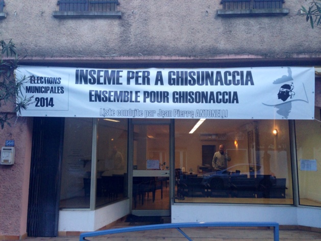 La permanence  Inseme per a Ghisunaccia est ouverte tous les jours à partir de 16 heures. (Photo Stéphane Gamant).