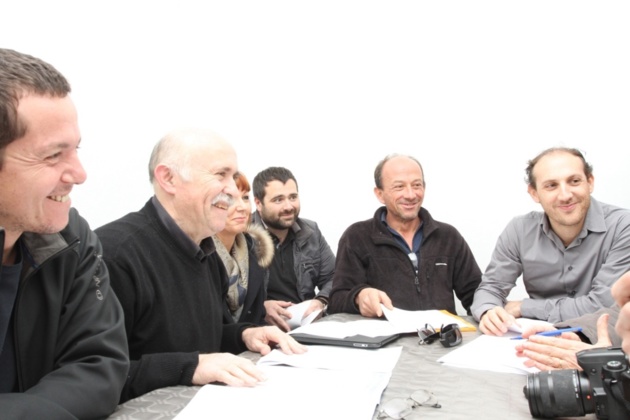 Une conférence de presse où la bonne humeur était visible. (Photo Stéphane Gamant).