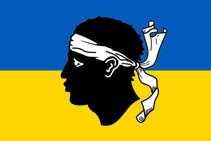 Le logo de l'association Solidarité Corse-Ukraine fondée Nataliya Khobta Santoni