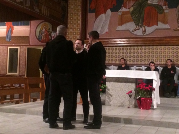 Cuncordu Lussurzesu un quatuor de magnifiques voix sardes. (Photos SG). Cuncordu Lussurzesu un quatuor de magnifiques voix sardes. (Photos SG).