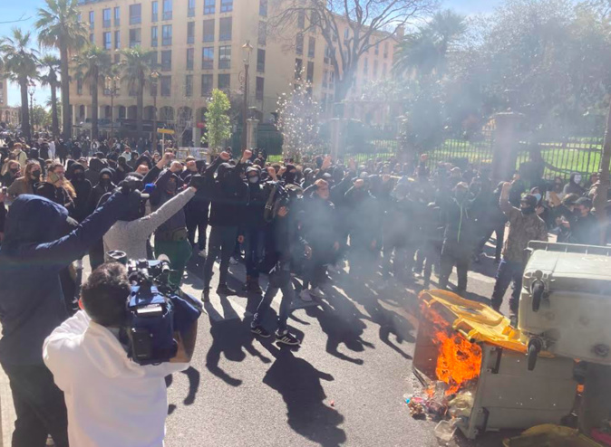 Ajaccio ce jeudi 10 mars. Photo Michel Luccioni Ajaccio ce jeudi 10 mars. Photo Michel Luccioni
