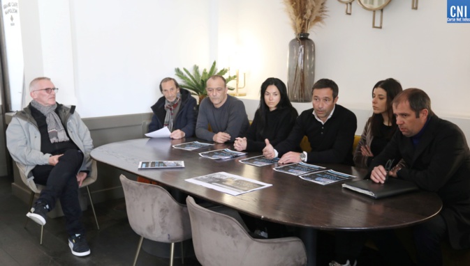 Le collectif « Sustegnu Ghjuventù » (Photo Michel Luccioni) Le collectif « Sustegnu Ghjuventù » (Photo Michel Luccioni)