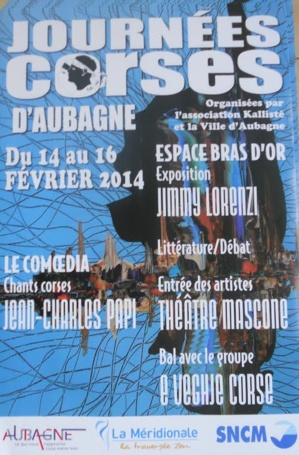 Journées corses d'Aubagne : Du 14 au 16 Février Journées corses d'Aubagne : Du 14 au 16 Février