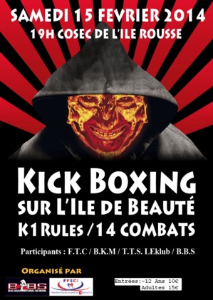L'Ile-Rousse : Soirée de Kick Boxing K1 samedi L'Ile-Rousse : Soirée de Kick Boxing K1 samedi