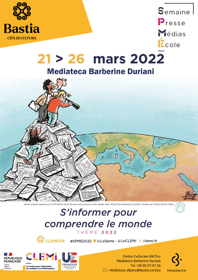 Bastia : coup d'envoi de la semaine de presse et des médias à l'école Bastia : coup d'envoi de la semaine de presse et des médias à l'école