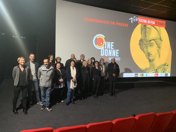 Organisateurs et partenaires ont présenté ce lundi la 1ère édition de Cine Donne Organisateurs et partenaires ont présenté ce lundi la 1ère édition de Cine Donne