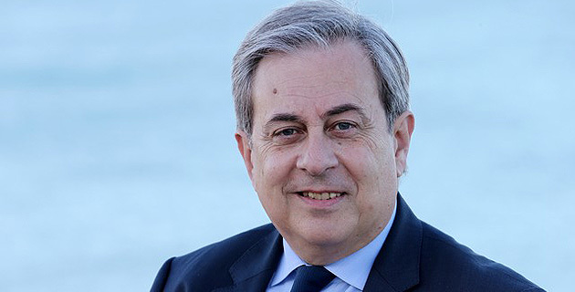 Ange Santini, maire sortant de Calvi et candidat à sa propre succession pour les élections municipales de mars 2014.