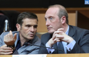 Jean-Martin Mondoloni et Laurent Marcangeli. Photo Michel Luccioni.