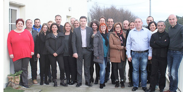 Jean Louis Luciani et ses 22 co listiers Jean Louis Luciani et ses 22 co listiers