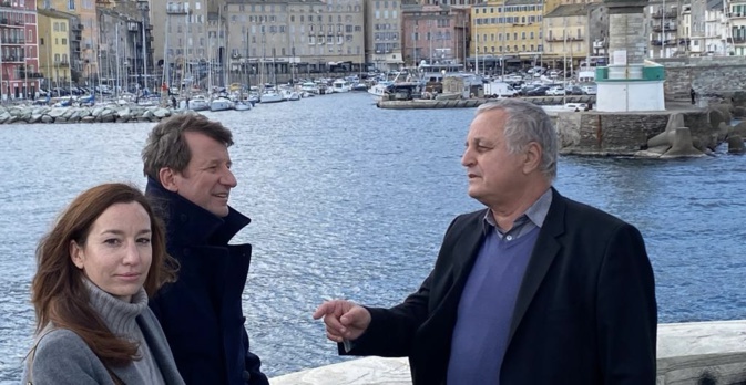 Leslie Pellegri avec Yannik Jadod et François Alfoni - archives CNI Leslie Pellegri avec Yannik Jadod et François Alfoni - archives CNI